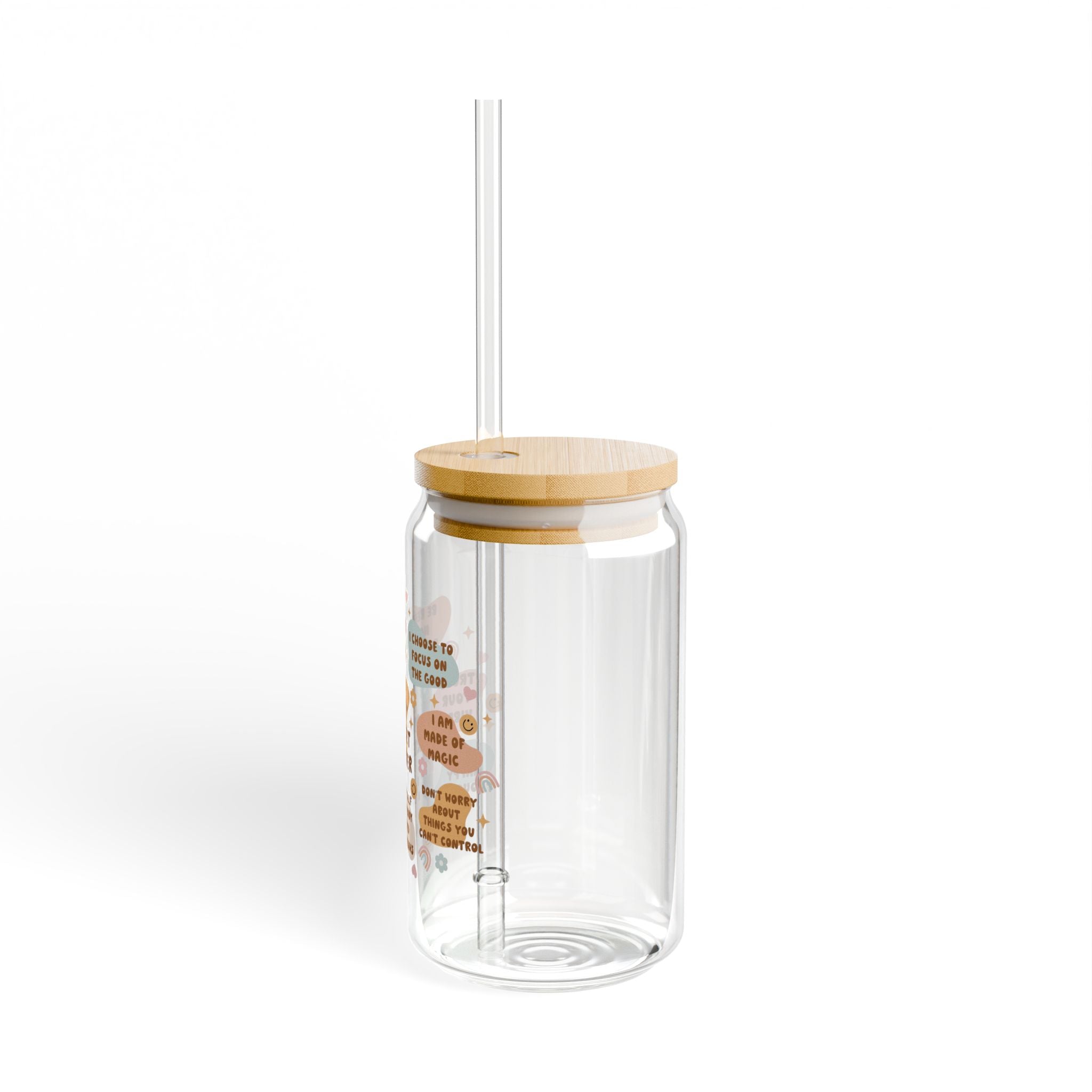 Happy Mindset Sipper Glass